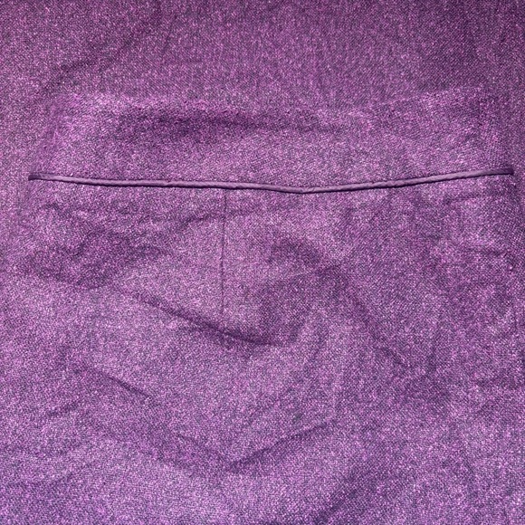 Kasper Elegant Purple Women's Midi Skirt SZ 16W - Picture 4 of 6